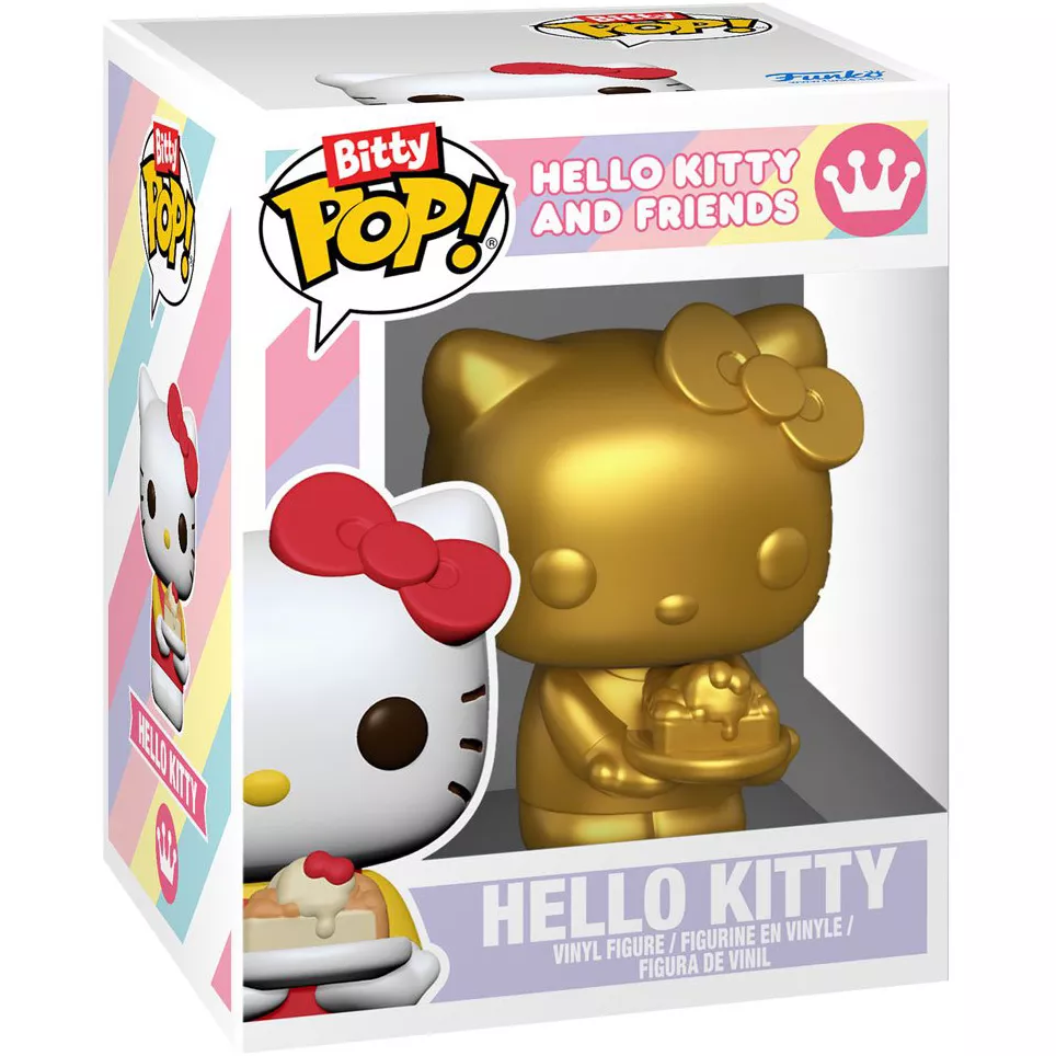 【サンリオ】FANKO pop bittyハローキティアンドフレンズ 金キティー Funko Pop! Hello Kitty Blind Box Gold Hello Kitty and Friends